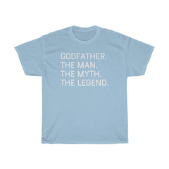 Load image into Gallery viewer, Best Godfather Gifts &amp;quot;Godfather The Man The Myth The Legend&amp;quot; T-Shirt Funny Gift Idea for Godfather Mens Tee