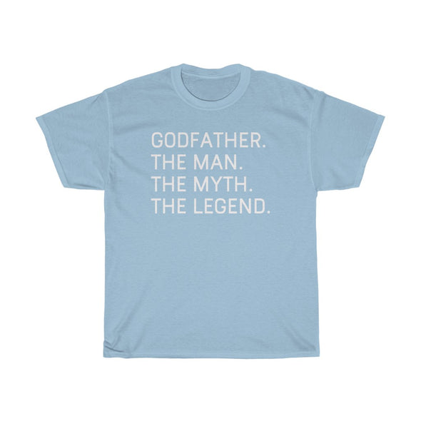 Best Godfather Gifts "Godfather The Man The Myth The Legend" T-Shirt Funny Gift Idea for Godfather Mens Tee