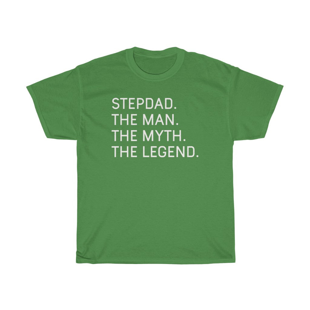 Best Step Dad Gifts "Stepdad The Man The Myth The Legend" T-Shirt Funny Gift Idea for Step Dad Mens Tee — photo 5