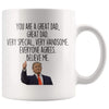 Dad Gift Idea Coffee Mug | Funny Trump Gift for Dad $14.99 | Funny Dad Mug Drinkware