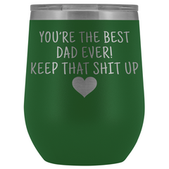 Load image into Gallery viewer, Dad Gifts Best Dad Ever! Funny Wine Tumbler Gifts for Dad