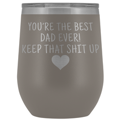 Load image into Gallery viewer, Dad Gifts Best Dad Ever! Funny Wine Tumbler Gifts for Dad