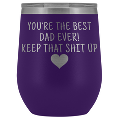 Load image into Gallery viewer, Dad Gifts Best Dad Ever! Funny Wine Tumbler Gifts for Dad