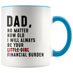 Load image into Gallery viewer, Dad Gifts Dad I Will Always Be Your Financial Burden Father&amp;#39;s Day Birthday Christmas Dad Gift Idea Coffee Mug