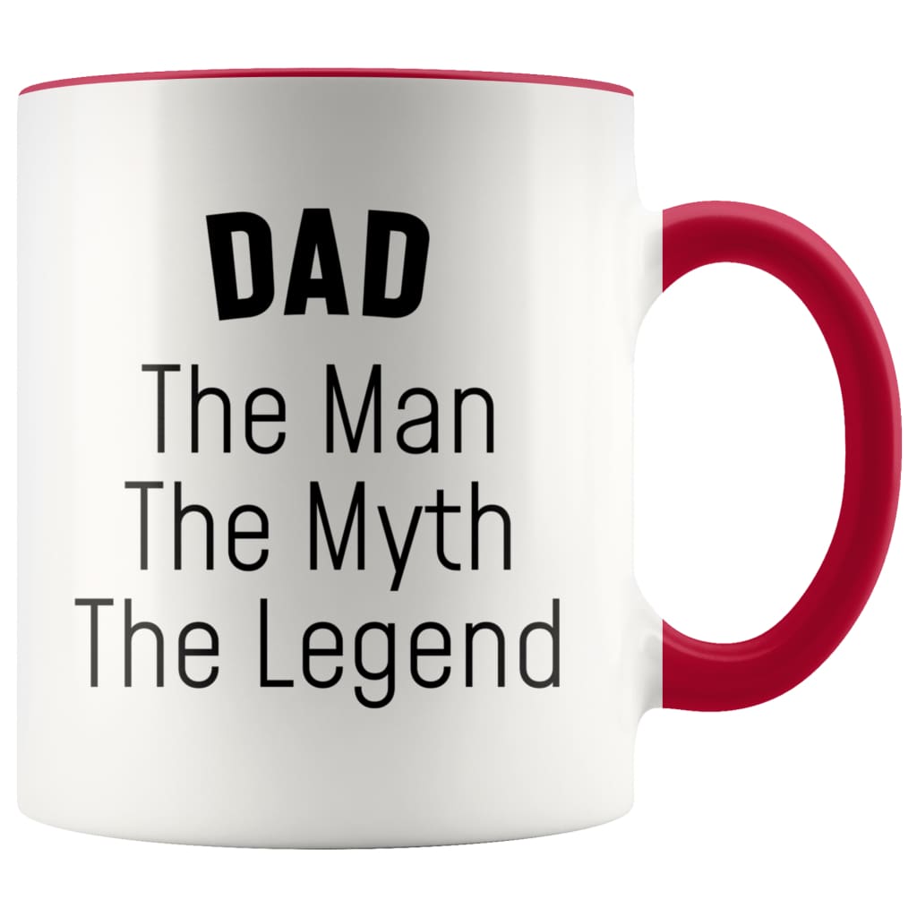 Dad Gifts Dad The Man The Myth The Legend Dad Christmas Birthday Coffee Mug — photo 6