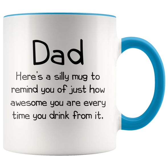 Dad Gifts Dad To Remind You Best Fathers Day Gifts for Dad Gift from Daughter or Son Fun Novelty Coffee Mug $14.99 | Blue Drinkware