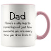 Dad Gifts Dad To Remind You Best Fathers Day Gifts for Dad Gift from Daughter or Son Fun Novelty Coffee Mug $14.99 | Pink Drinkware