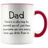 Dad Gifts Dad To Remind You Best Fathers Day Gifts for Dad Gift from Daughter or Son Fun Novelty Coffee Mug $14.99 | Red Drinkware