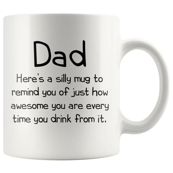 Dad Gifts Dad To Remind You Best Fathers Day Gifts for Dad Gift from Daughter or Son Fun Novelty Coffee Mug $14.99 | White Drinkware