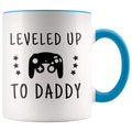 Dad To Be Gift | Leveled Up To Daddy Coffee Mug - BackyardPeaks