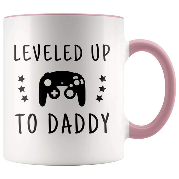 Dad To Be Gift | Leveled Up To Daddy Coffee Mug - BackyardPeaks