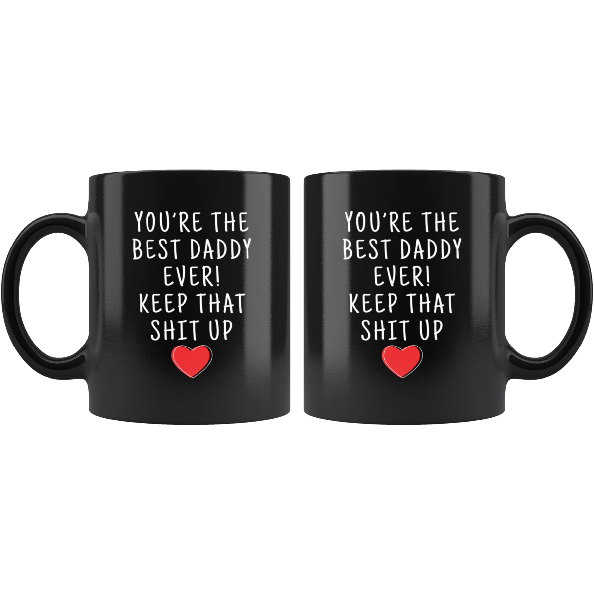 Daddy Gifts Best Daddy Ever Mug Daddy Coffee Mug Daddy Coffee Cup Daddy Gift Coffee Mug Tea Cup Black $19.99 | Drinkware