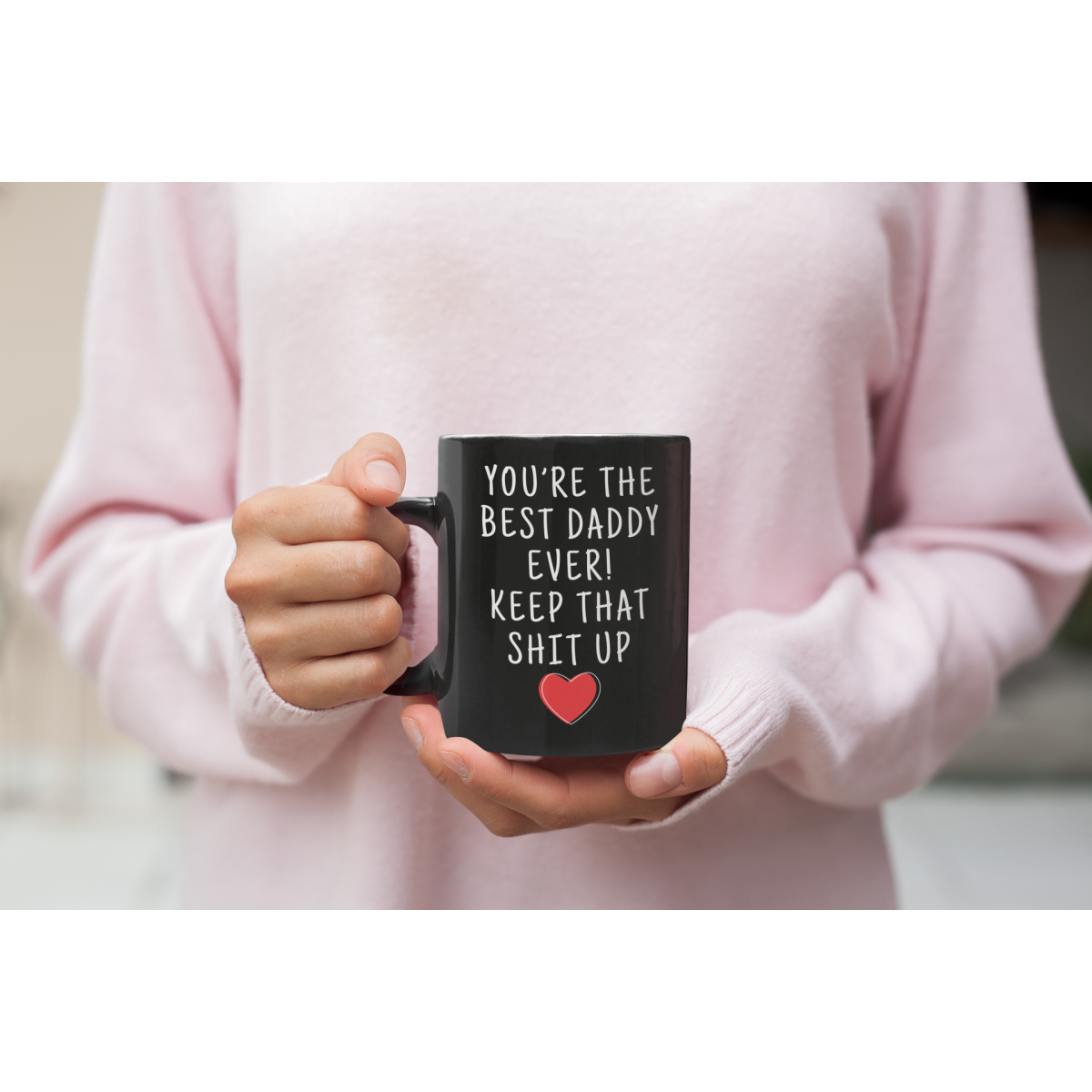 Daddy Gifts Best Daddy Ever Mug Daddy Coffee Mug Daddy Coffee Cup Daddy Gift Coffee Mug Tea Cup Black $19.99 | Drinkware