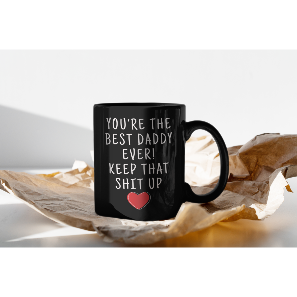 Daddy Gifts Best Daddy Ever Mug Daddy Coffee Mug Daddy Coffee Cup Daddy Gift Coffee Mug Tea Cup Black $19.99 | Drinkware