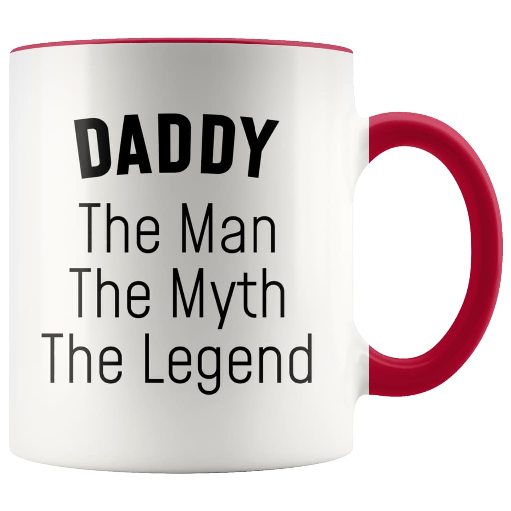 Daddy Gifts Daddy The Man The Myth The Legend Daddy Christmas Birthday Coffee Mug — photo 6