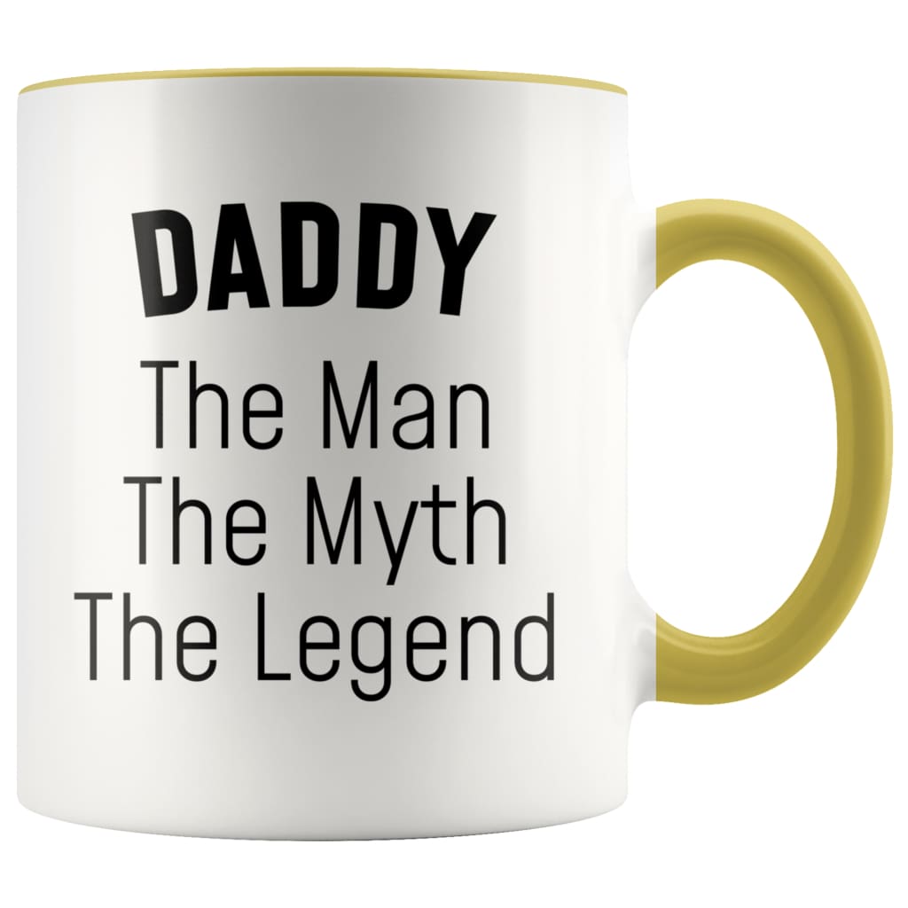 Daddy Gifts Daddy The Man The Myth The Legend Daddy Christmas Birthday Coffee Mug — photo 8