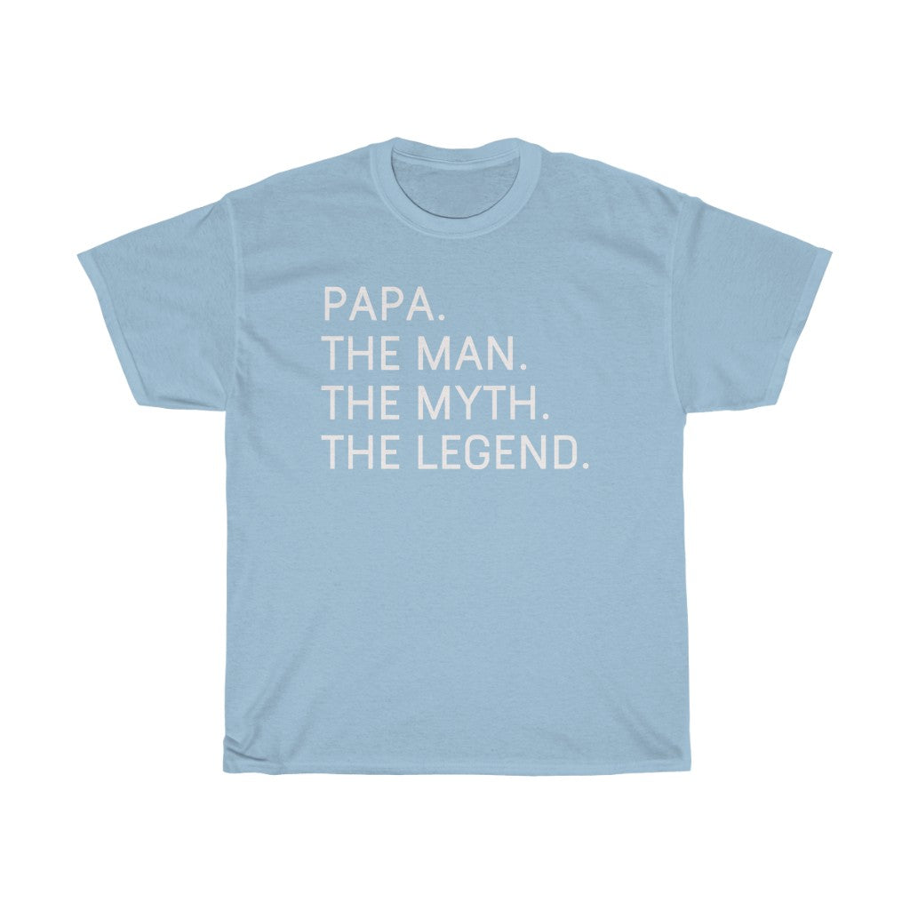 Best Papa Gifts "Papa The Man The Myth The Legend" T-Shirt Funny Gift Idea for Papa Mens Tee — photo 8