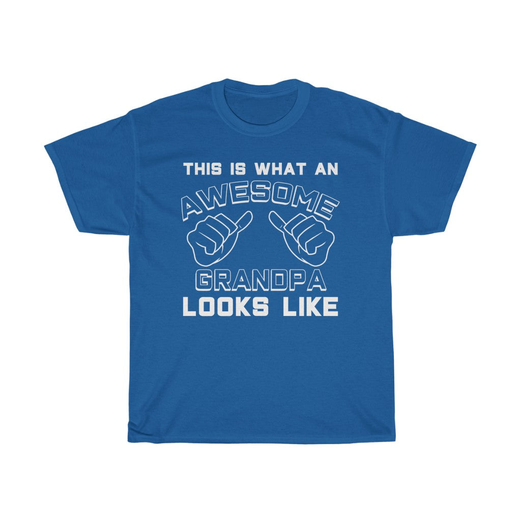 Best Grandpa Gifts: "This Is What An Awesome Grandpa Looks Like" Father's Day Mens T-Shirt — photo 8