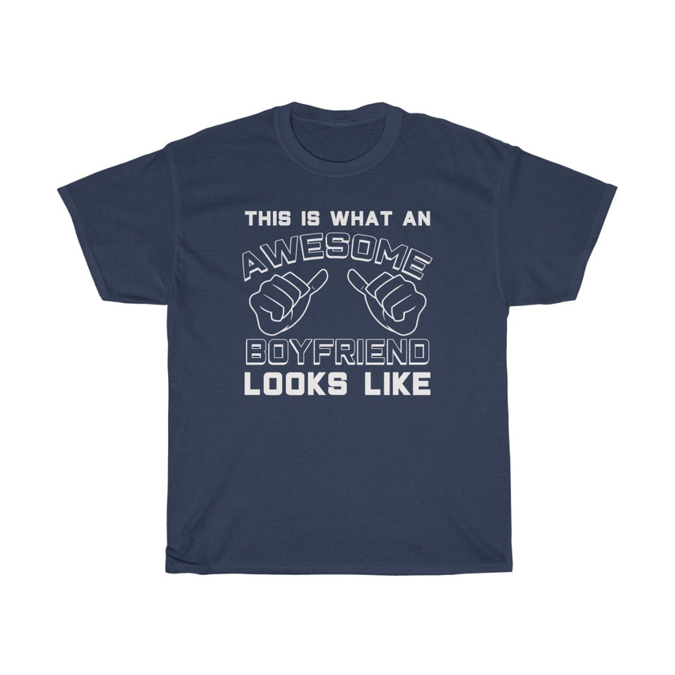 Best Boyfriend Gifts: "This Is What An Awesome Boyfriend Looks Like" Anniversary Valentine's Day Mens T-Shirt