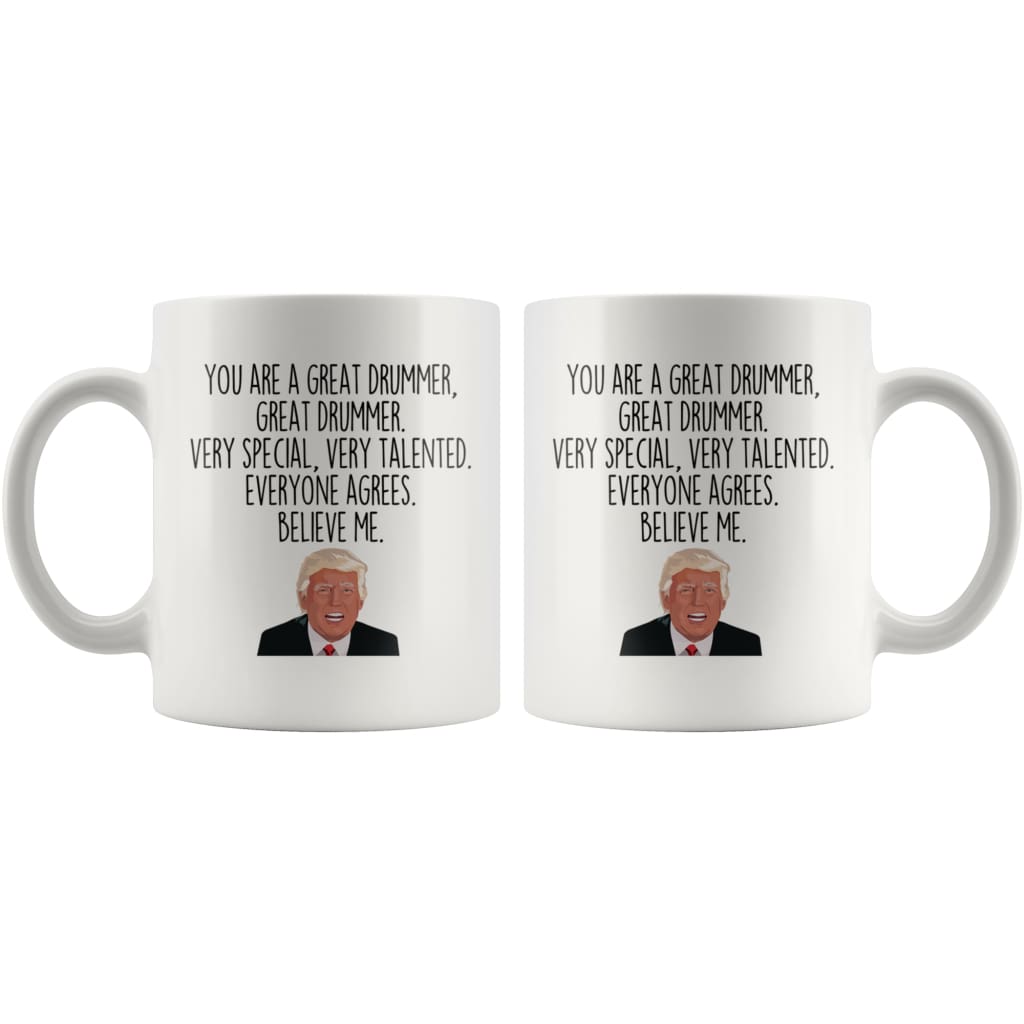 Drummer Coffee Mug | Funny Trump Gift for Drummer $14.99 | Drinkware