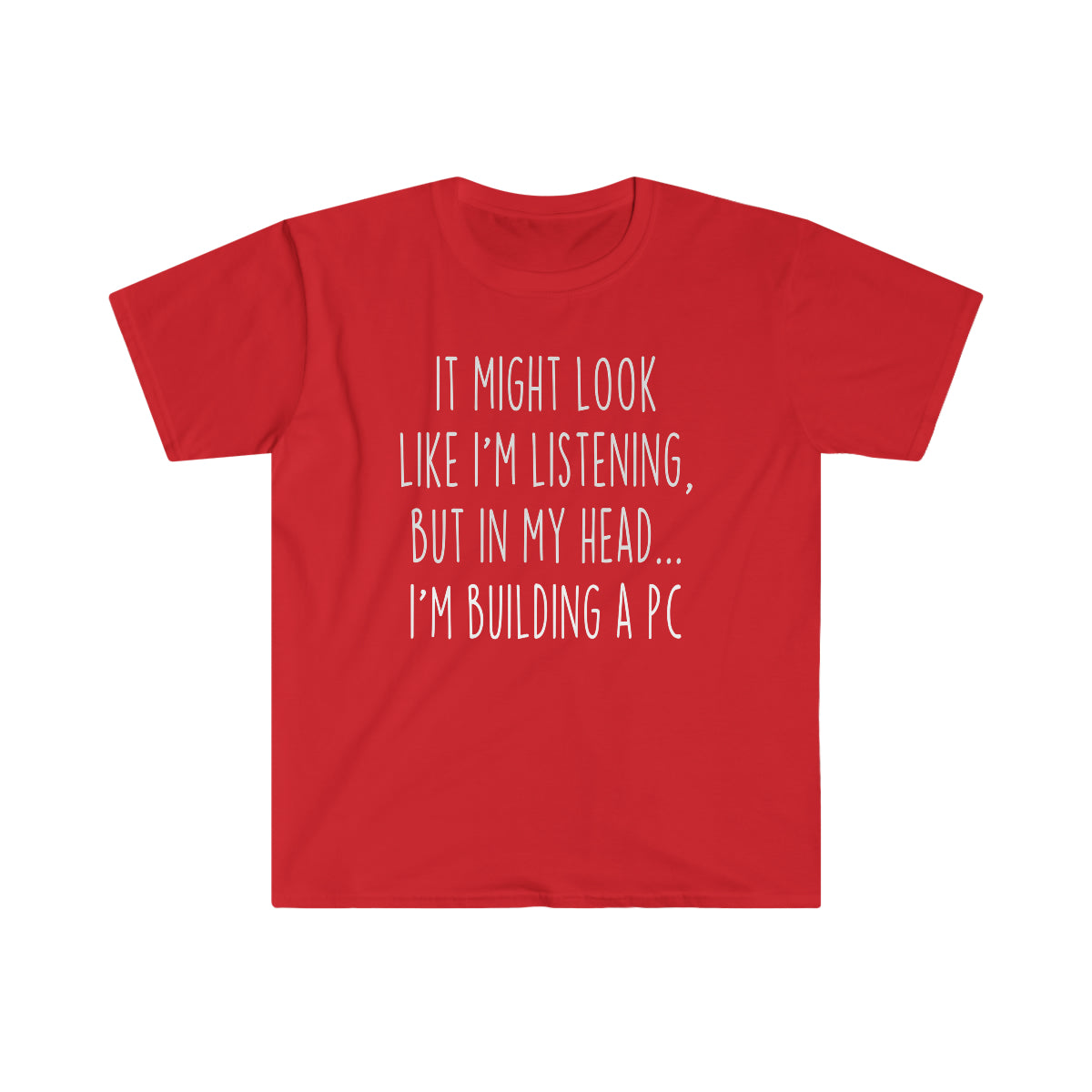Funny PC Building Shirt Best PC Gaming Build T Shirt Gift Idea for Computer Builder Unisex Fit T-Shirt — photo 9
