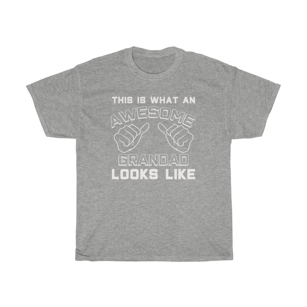 Best Grandad Gifts: "This Is What An Awesome Grandad Looks Like" Grandpa Father's Day Mens T-Shirt — photo 2