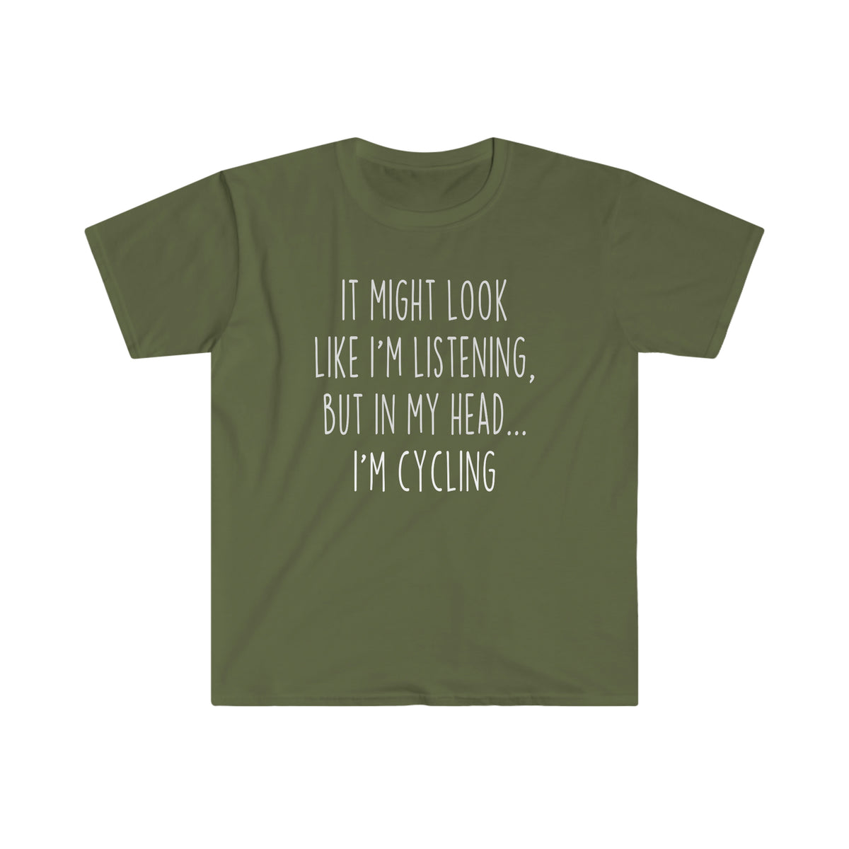 Funny Cycling Shirt Best Cycling T Shirt Gift Idea for Cyclist Unisex Fit T-Shirt — photo 3