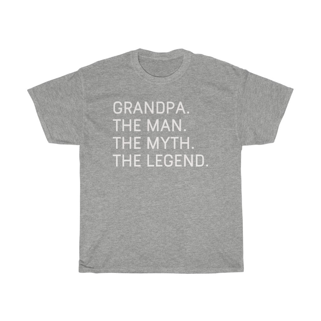 Best Grandpa Gifts "Grandpa The Man The Myth The Legend" T-Shirt Funny Gift Idea for Grandpa Mens Tee — photo 3