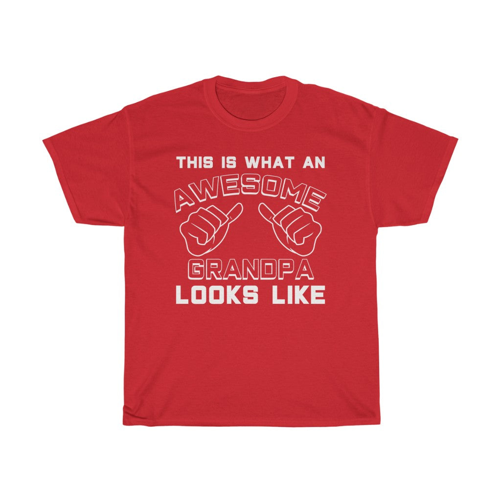 Best Grandpa Gifts: "This Is What An Awesome Grandpa Looks Like" Father's Day Mens T-Shirt — photo 10