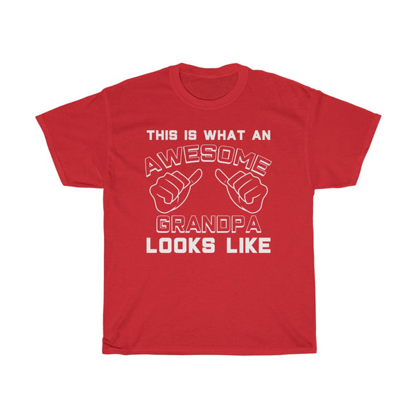Best Grandpa Gifts: "This Is What An Awesome Grandpa Looks Like" Father's Day Mens T-Shirt