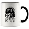 Eat Grind Repeat Coffee Mug - Gifts for Entrepreneurs - BackyardPeaks