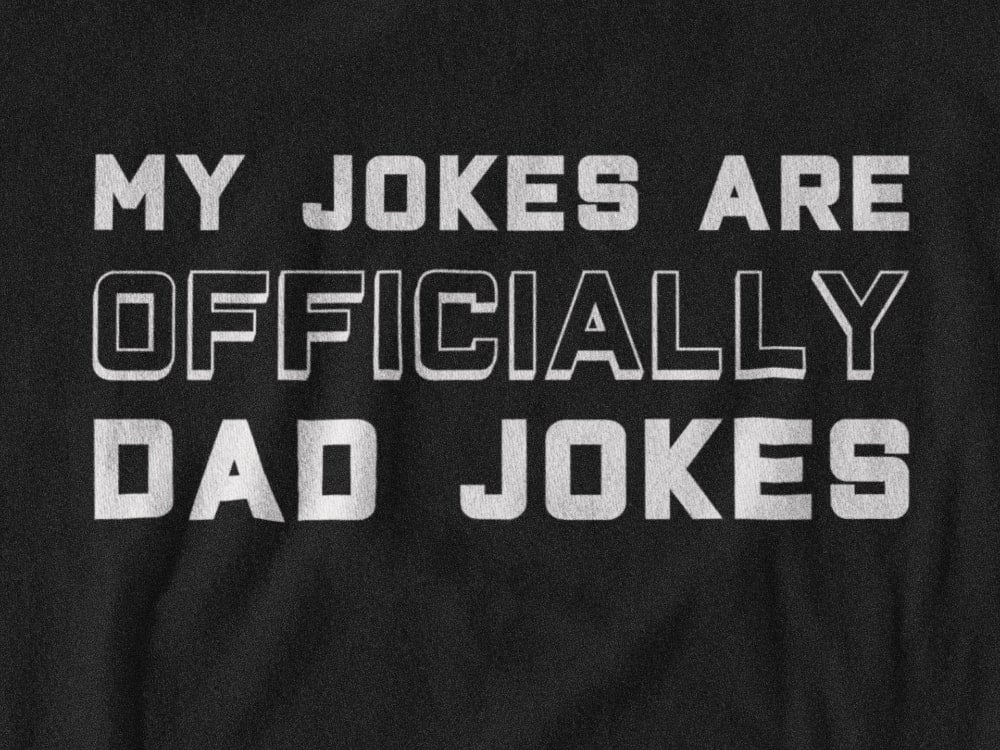 New Dad Shirt "My Jokes Are Officially Dad Jokes" T-Shirt Pregnancy Announcement To Husband First Fathers Day Gift — photo 2