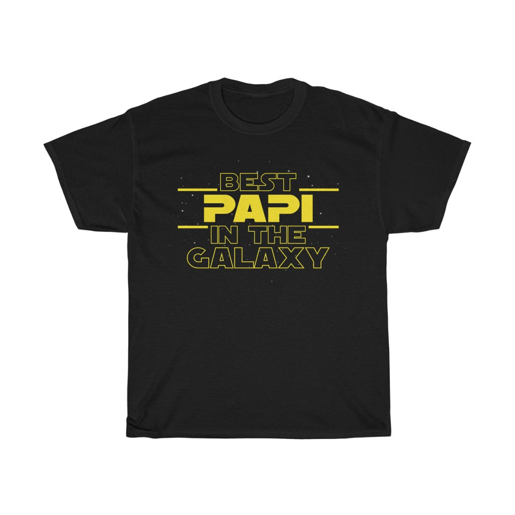 Mens "Best Papi In The Galaxy" T-Shirt Best Papi Gifts Father's Day, Birthday, or Christmas Gift — photo 1