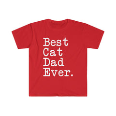 Load image into Gallery viewer, Gifts for Cat Lovers Best Cat Dad Ever T-Shirt Father&amp;#39;s Day Gift for Cat Dad Tee Pet Owner Cat Rescue Gift Unisex Shirt