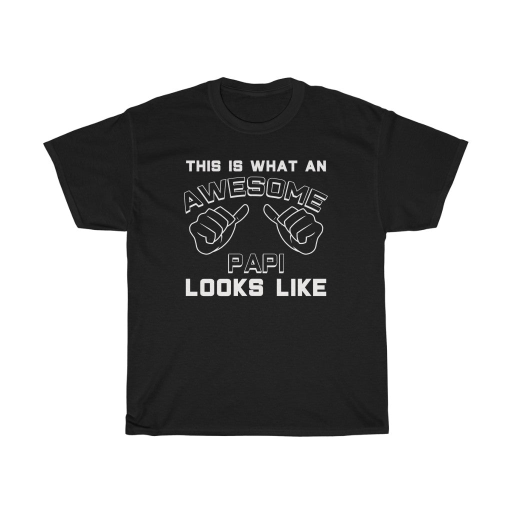 Best Papi Gifts: "This Is What An Awesome Papi Looks Like" Father's Day Mens T-Shirt — photo 1