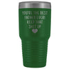 Father Gift: Best Father Ever! Large Insulated Travel Mug Tumbler 30oz $38.95 | Green Tumblers