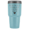 Father Gift: Best Father Ever! Large Insulated Travel Mug Tumbler 30oz $38.95 | Light Blue Tumblers