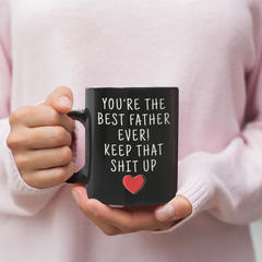 Load image into Gallery viewer, Father Gifts Best Father Ever Mug Father Coffee Mug Father Coffee Cup Father Gift Coffee Mug Tea Cup Black