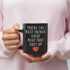 Father Gifts Best Father Ever Mug Father Coffee Mug Father Coffee Cup Father Gift Coffee Mug Tea Cup Black $19.99 | Drinkware