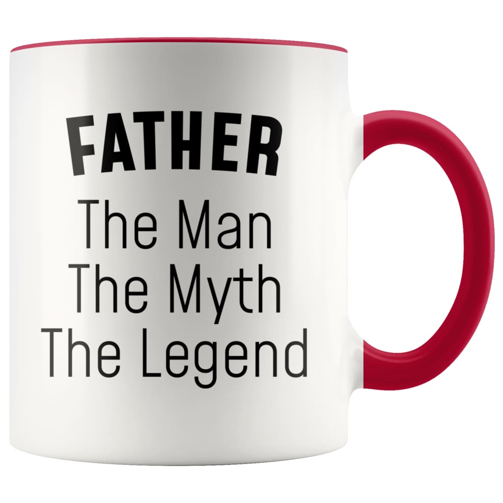 Father Gifts Father The Man The Myth The Legend Father Christmas Birthday Coffee Mug — photo 6