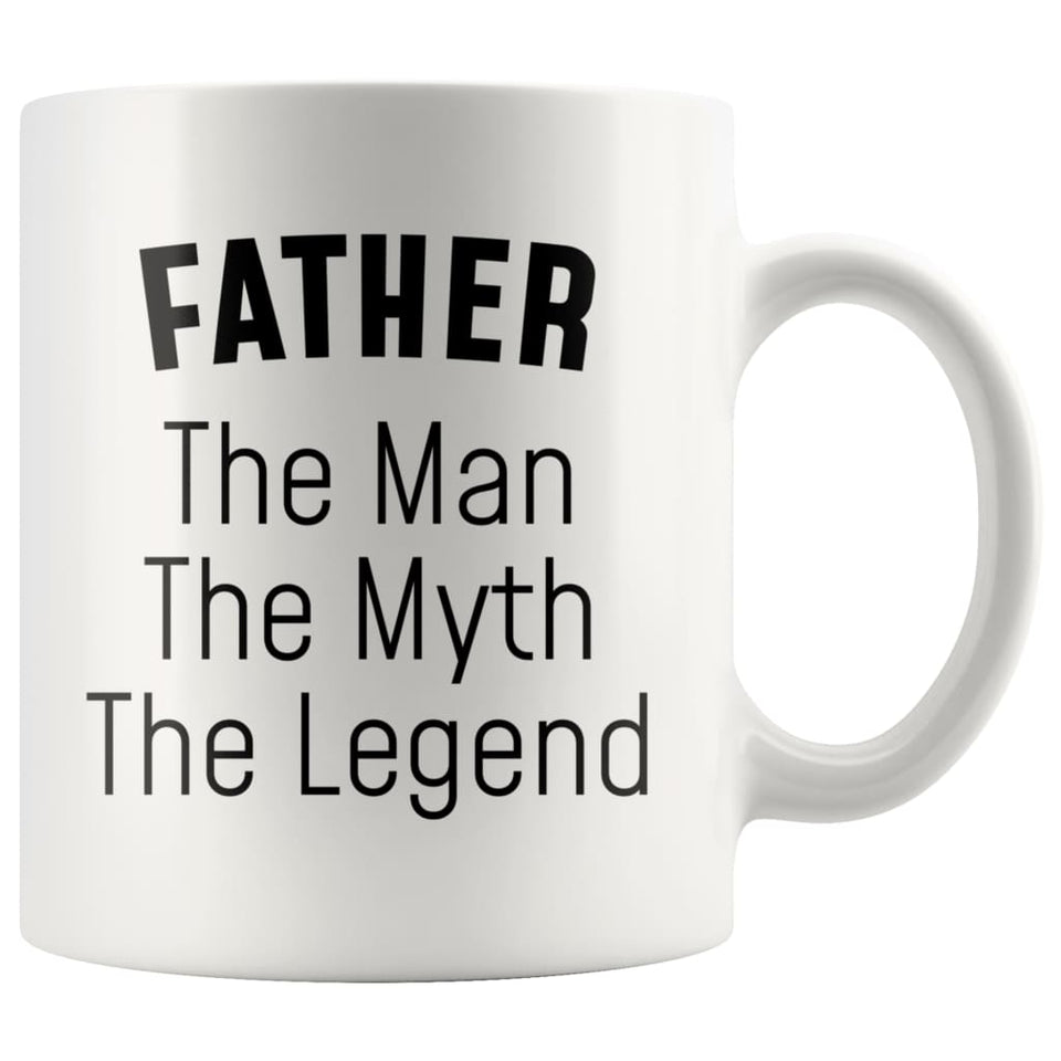 Father Gifts Father The Man The Myth The Legend Father Christmas Birthday Coffee Mug
