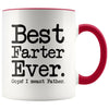 Fathers Day Gifts for Dad Best Farter Ever Oops I Meant Father Funny Gag Dad Coffee Mug $14.99 | Red Drinkware
