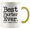 Fathers Day Gifts for Dad Best Farter Ever Oops I Meant Father Funny Gag Dad Coffee Mug $14.99 | Yellow Drinkware