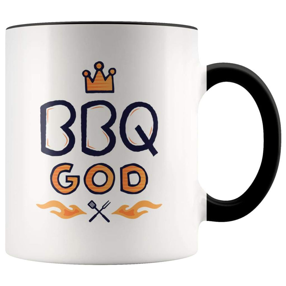 Fathers Day Grill Mug - BBQ God Dad Mug