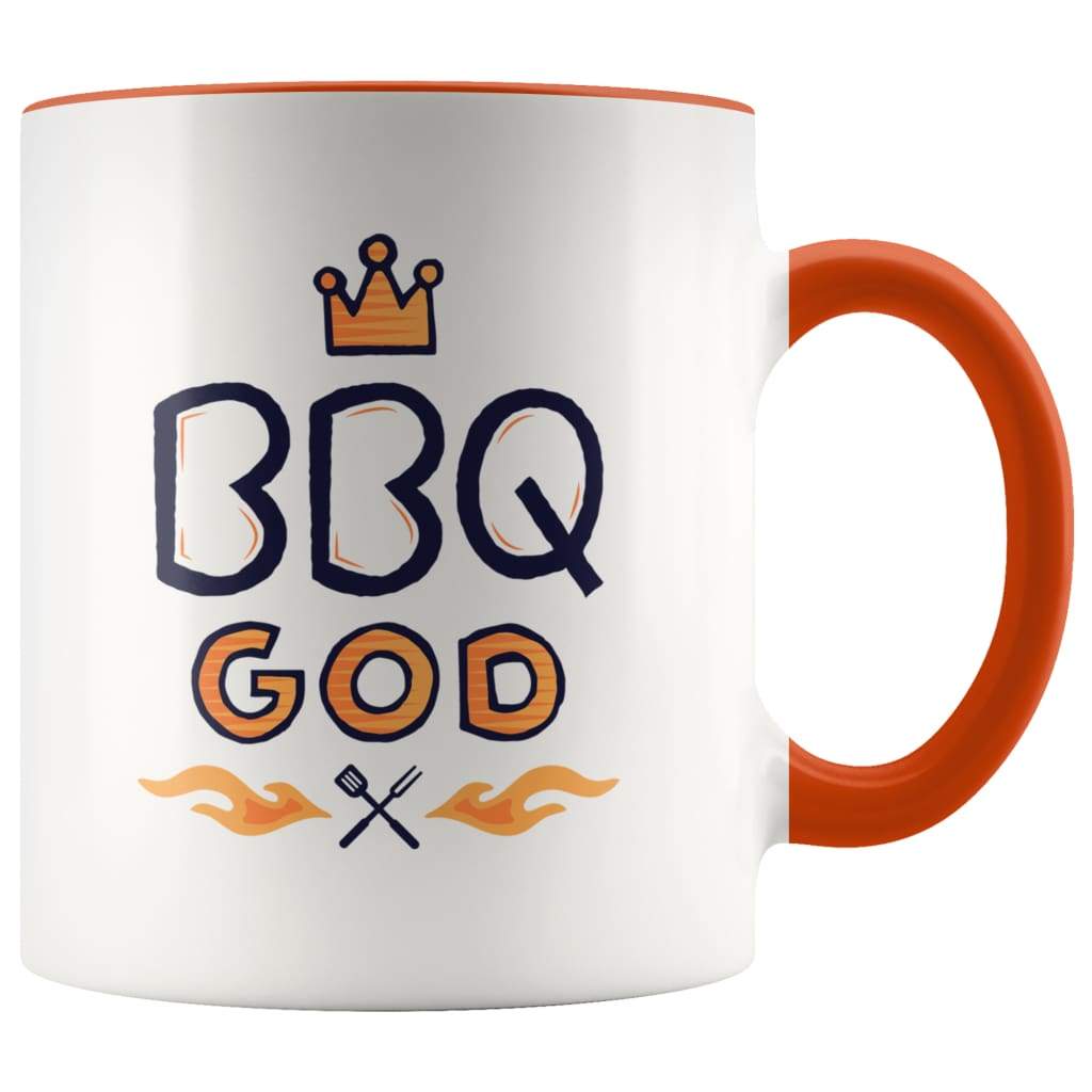 Fathers Day Grill Mug - BBQ God Dad Mug - BackyardPeaks