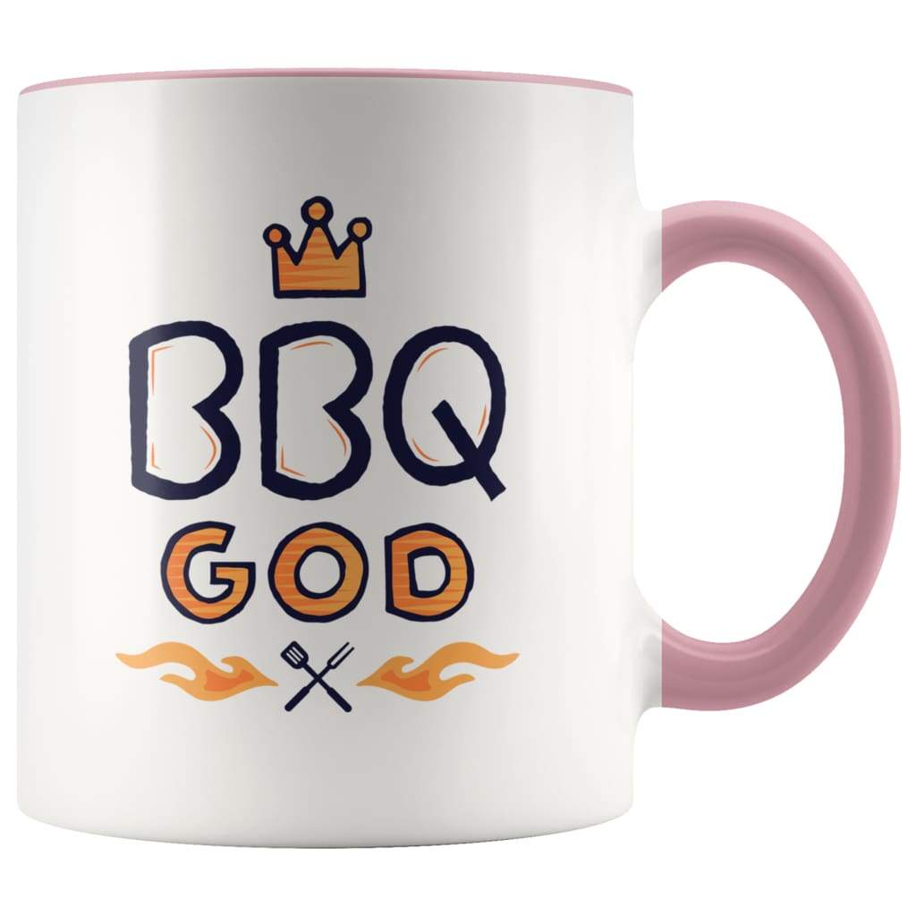 Fathers Day Grill Mug - BBQ God Dad Mug - BackyardPeaks