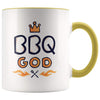 Fathers Day Grill Mug - BBQ God Dad Mug - BackyardPeaks