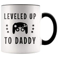 First Time Dad Gift | Leveled Up To Daddy Coffee Mug - BackyardPeaks