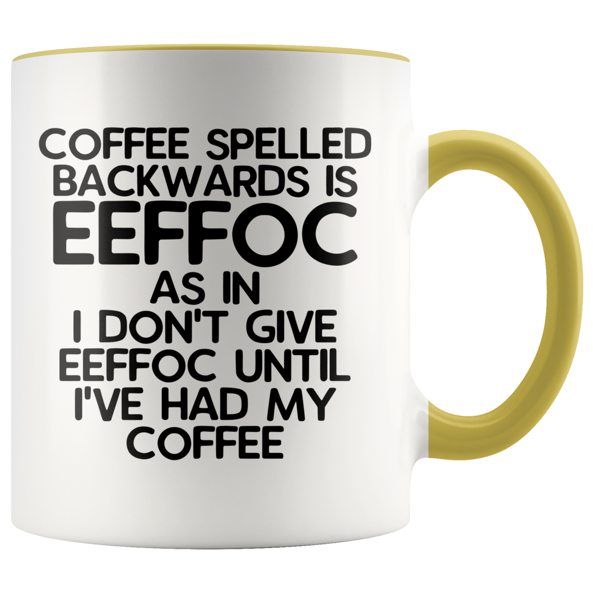 Eeffoc is Coffee Spelled Backwards Funny Coffee Mug Gift For Women, Boss, Friend, Employee, or Spouse — photo 8