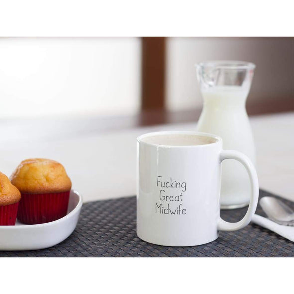 Fucking Great Midwife Coffee Mug Gift $14.99 | Drinkware